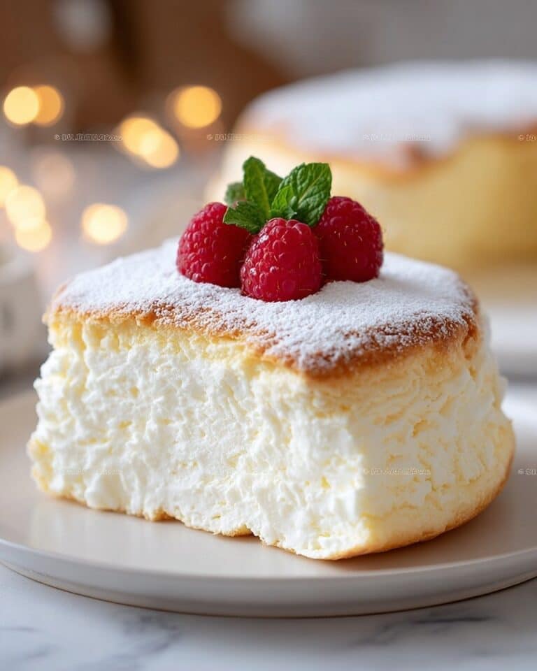 Yogurt Cloud Cake for a Light Dessert Recipe