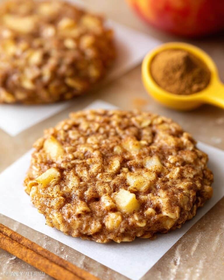 Healthy Apple Pie Oatmeal Cookies Recipe