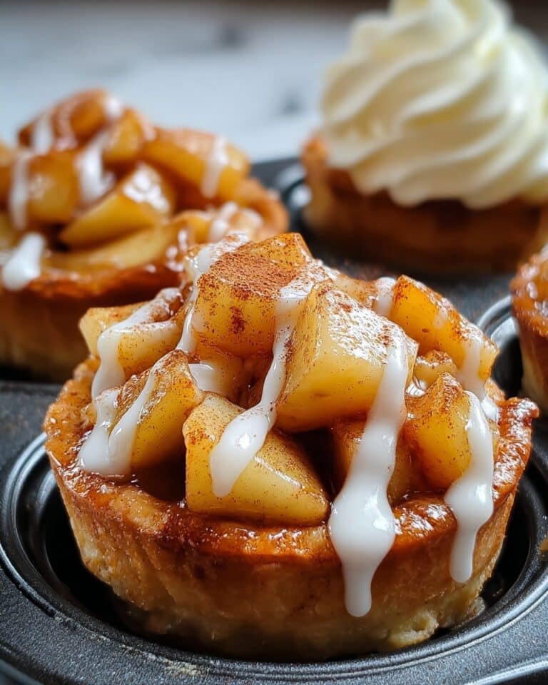 Cinnamon Roll Apple Pie Cups Recipe