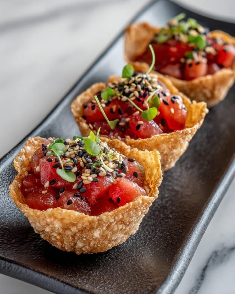 Spicy Tuna Sesame Miso Cones Recipe