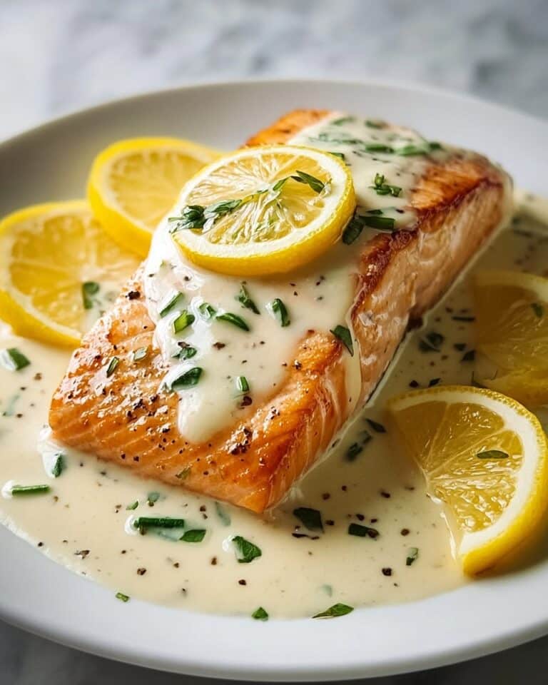 Creamy Lemon Salmon Piccata Recipe