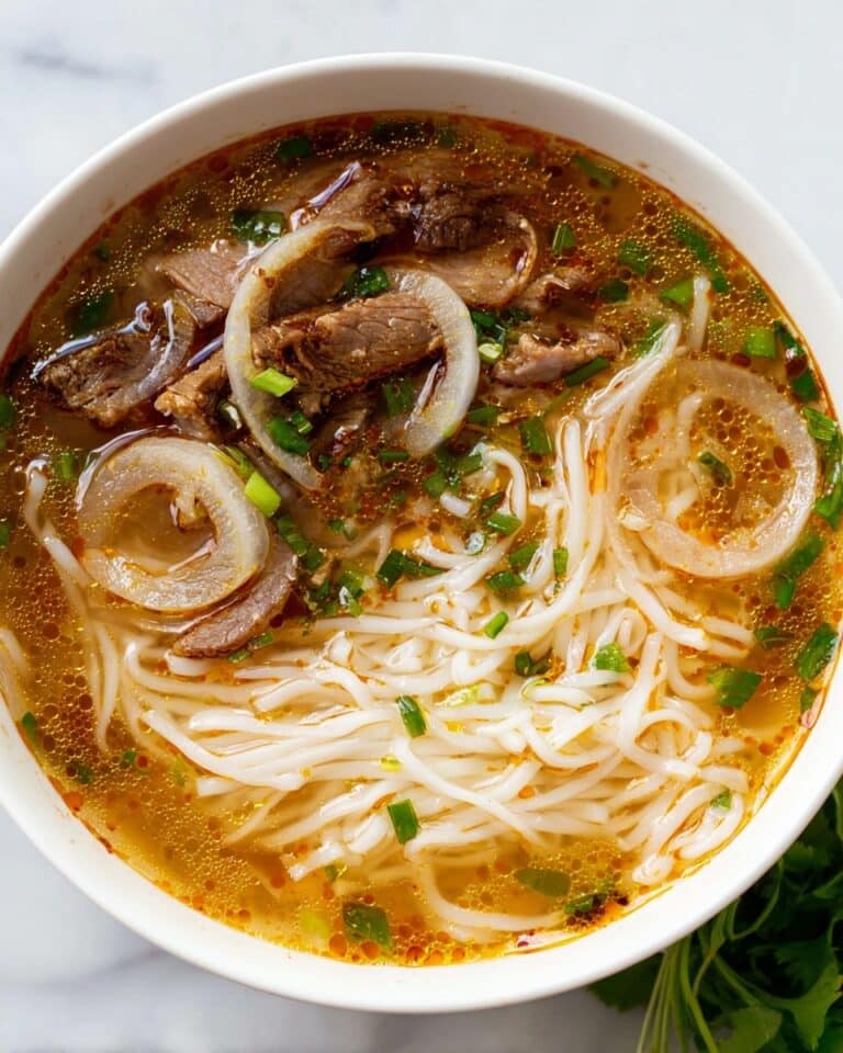 Authentic Bun Bo Hue – Spicy Beef Noodle Soup Recipe