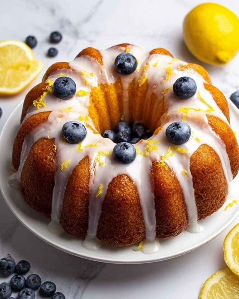 Lemon Blueberry Bundt Cake Recipe