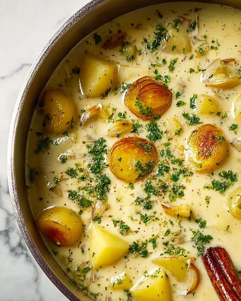 Soothing Hangover Cure Garlic Potato Soup Recipe