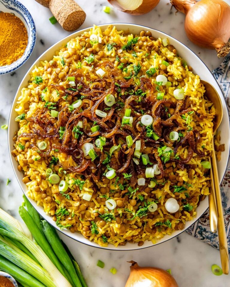 Mujadara (Lentils and Rice) Recipe