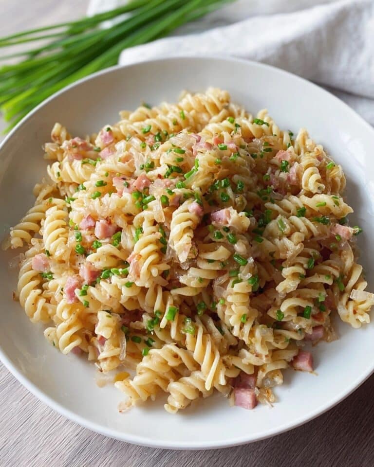 Schinkennudeln (German Pasta with Ham and Eggs) Recipe