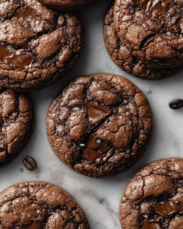 Espresso Chocolate Fudge Cookies Recipe