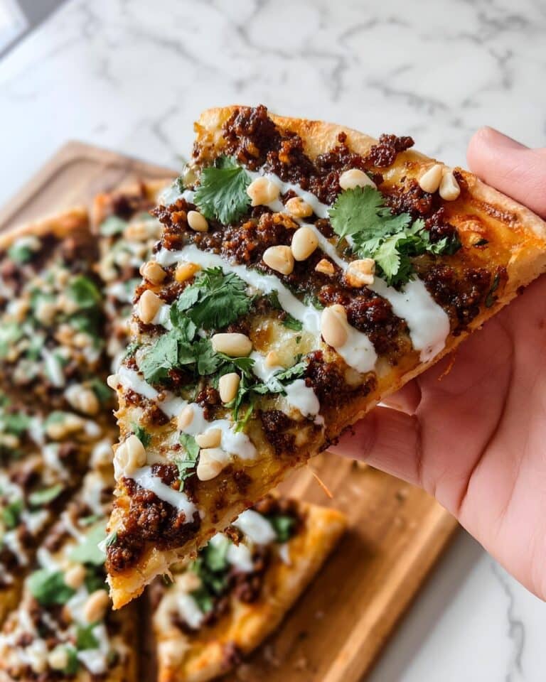 Mexican Pizza with Cilantro Pesto, Chorizo, and Cotija Recipe