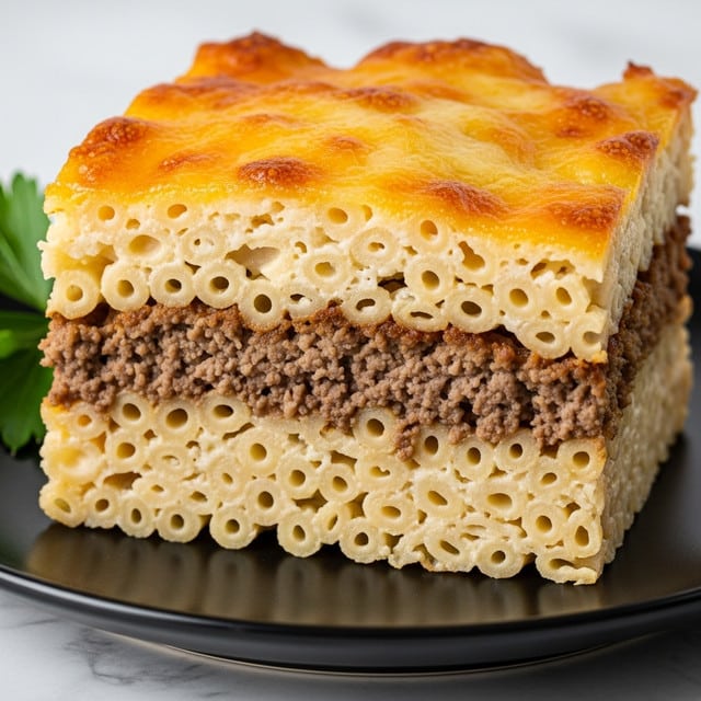 Mac and Cheese Meatloaf Casserole Recipe