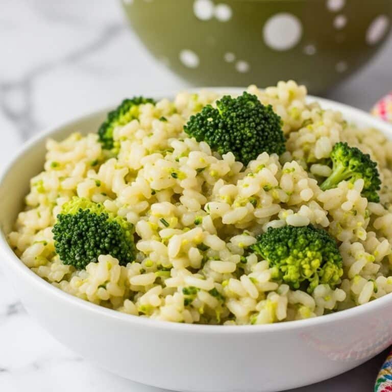 Broccoli and Cheddar Cheese Risotto Recipe