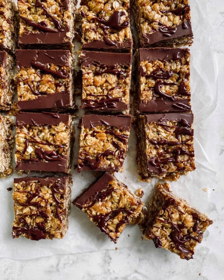 Chocolate Peanut Butter Oat Bars Recipe