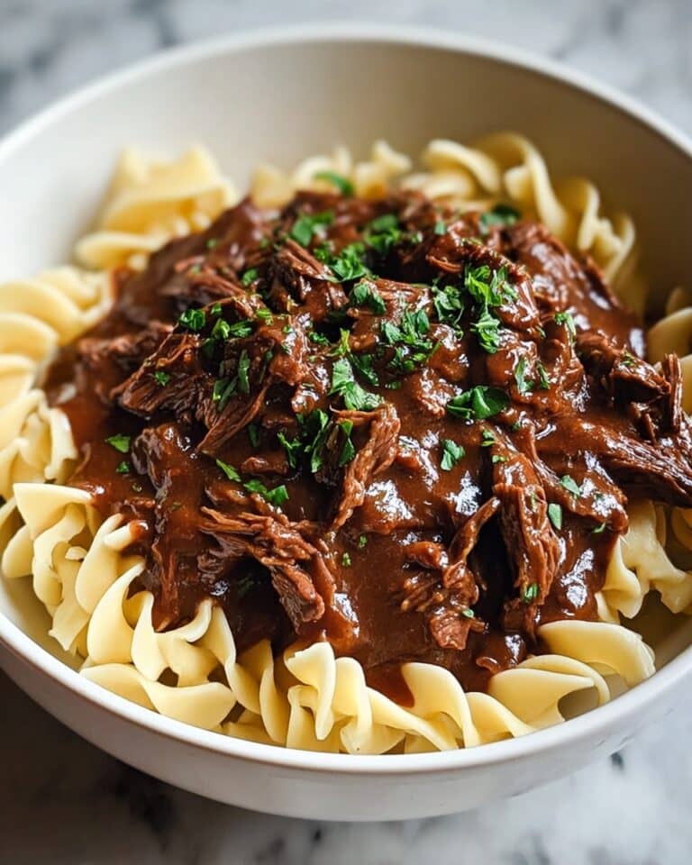 Slow Cooker Beef & Noodles Recipe
