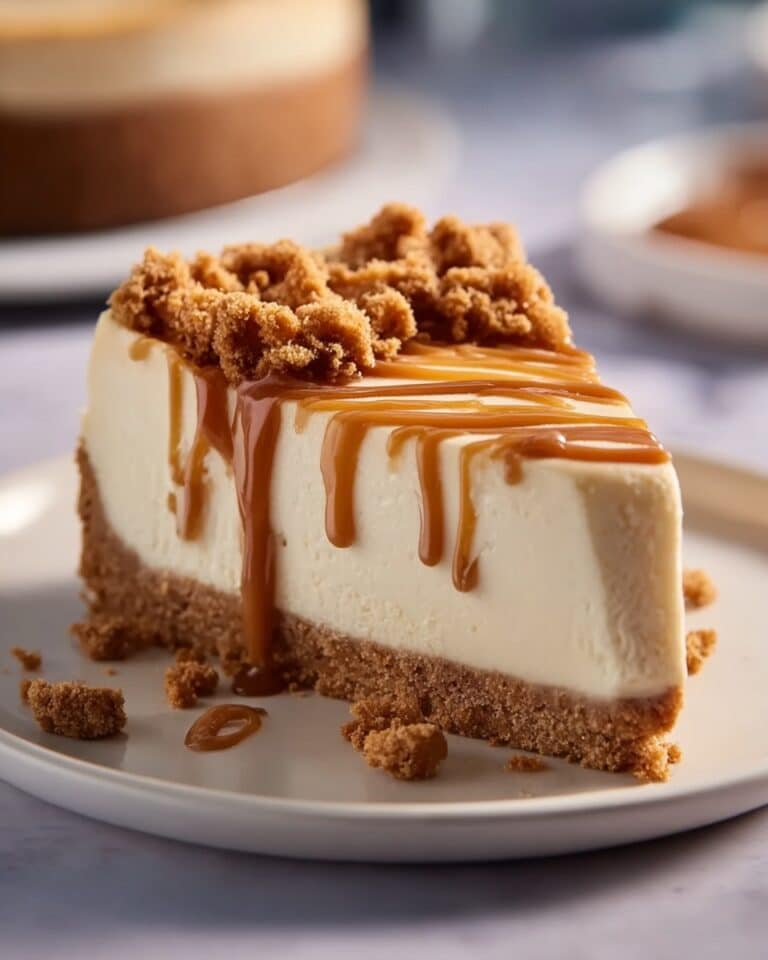 No Bake Biscoff Cheesecake Recipe