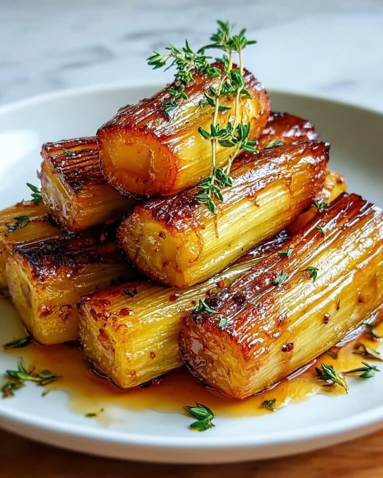 Maple Roasted Parsnips with Thyme Recipe