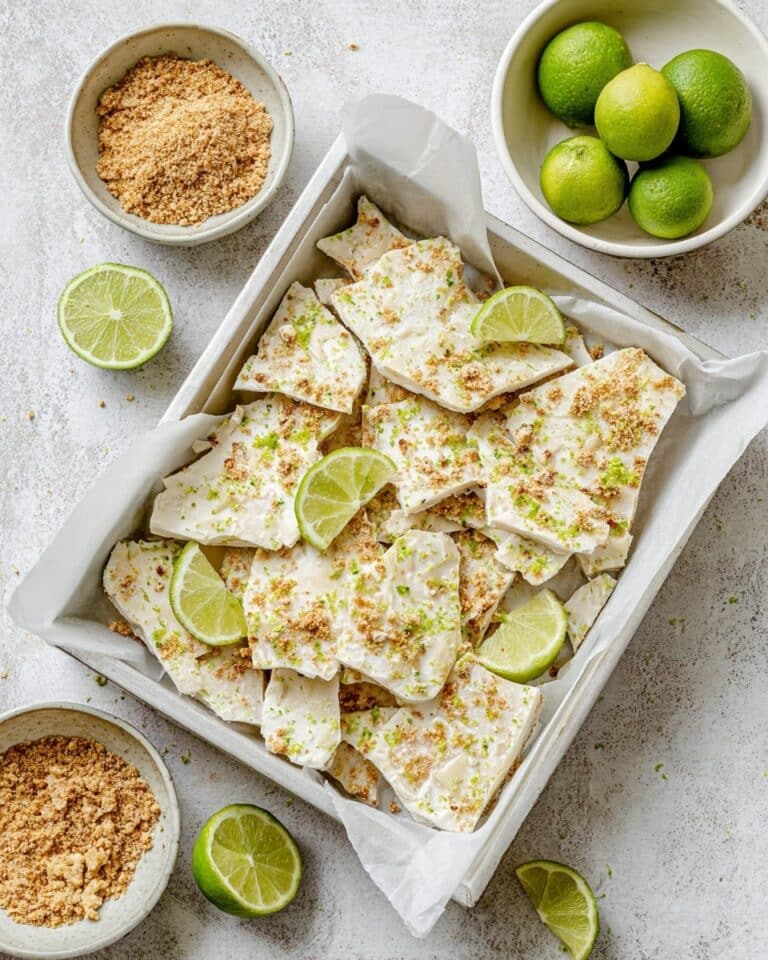 Key Lime Pie Yogurt Bark (High Protein) Recipe