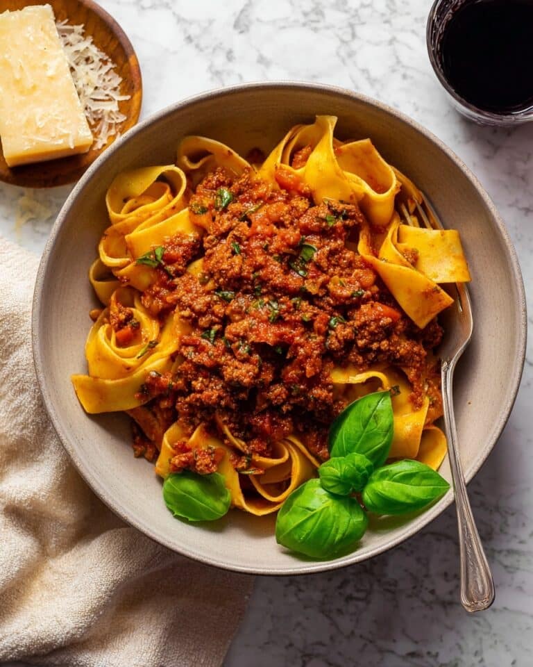 Authentic Pappardelle Bolognese (ragù alla bolognese) Recipe