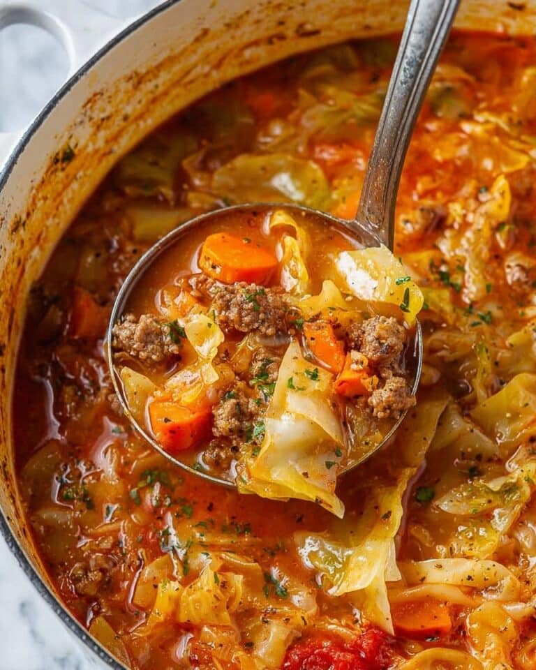 Easy Cabbage Roll Soup Recipe