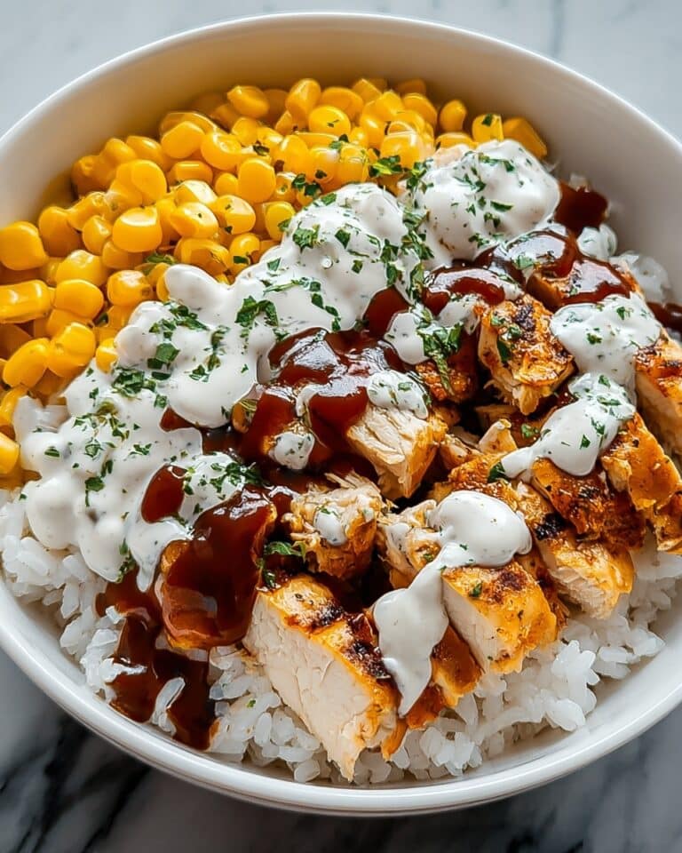 Irresistible High Protein BBQ Ranch Chicken Bowl Recipe
