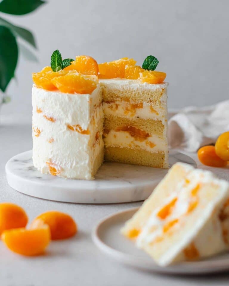 Mini Mango Yuzu Chantilly Cake Recipe