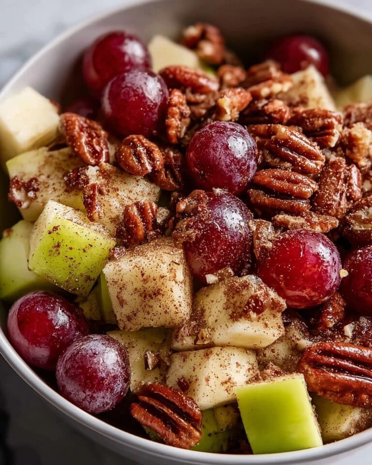 Cinnamon Apple Grape Salad Recipe