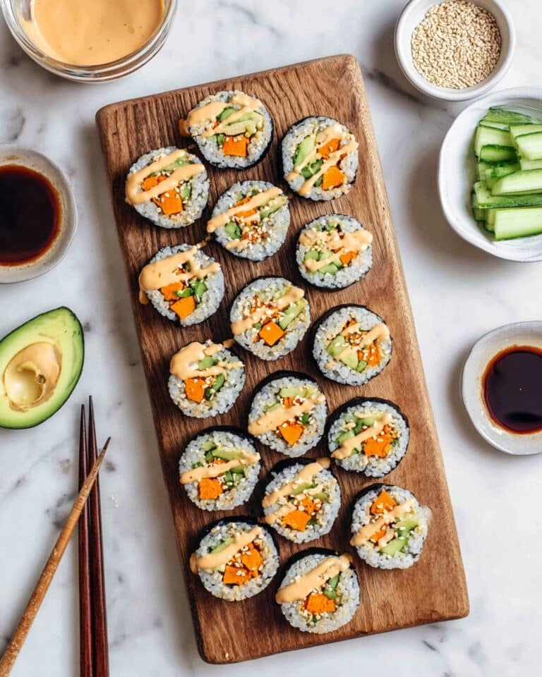 Vegetarian Sweet Potato Sushi Roll Recipe
