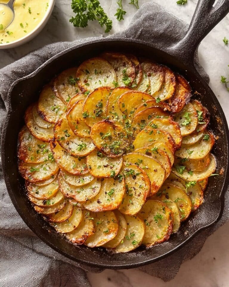 Easy Vegan Lentil Hotpot with Crispy Potato Topping Recipe