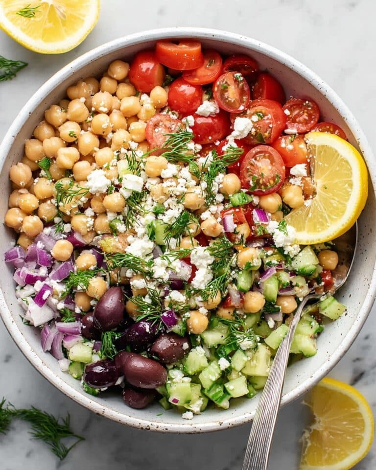 Mediterranean Chickpea Salad Recipe