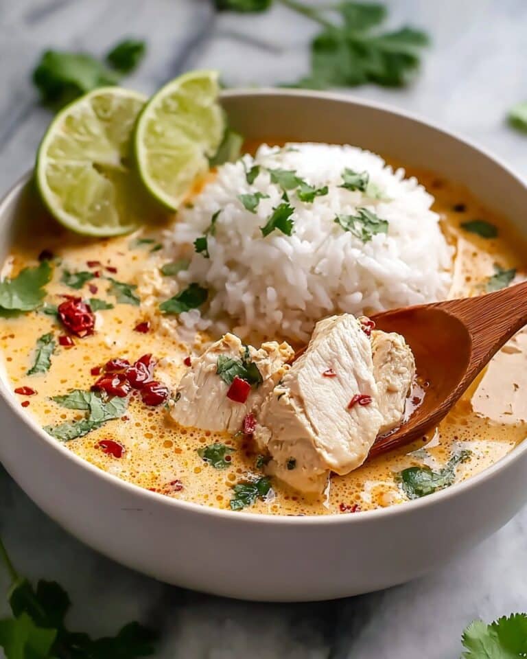 Coconut Chicken Brothy Rice: A Cozy One-Pot Delight! Recipe