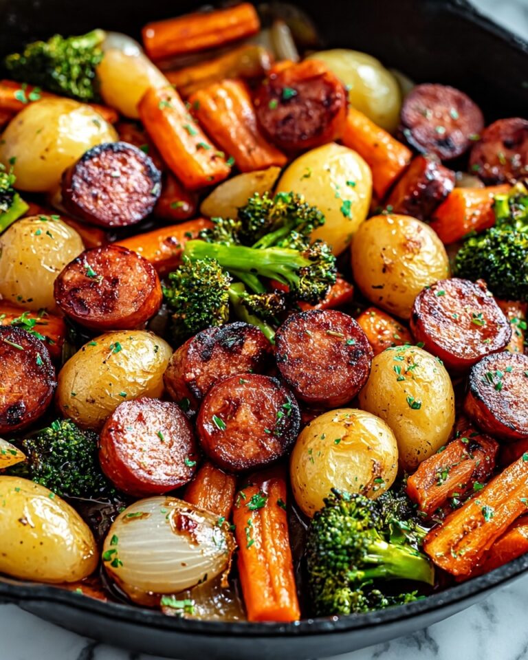 One-Pan Honey Garlic Kielbasa & Veggies: Easy Family Delight Recipe