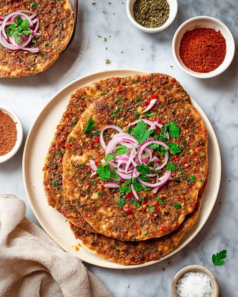 Lahmacun – Baked Turkish Pizza Recipe