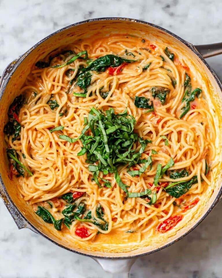 Easy One Pot Creamy Tomato Pasta Recipe