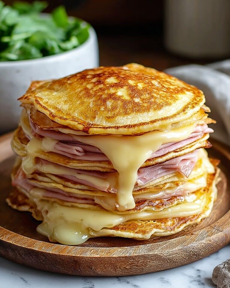 Pancakes Salés Jambon-Fromage Recipe