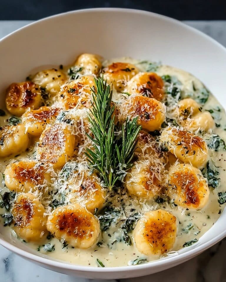 Millionaire Gnocchi with Creamy Parmesan Basil Sauce Recipe