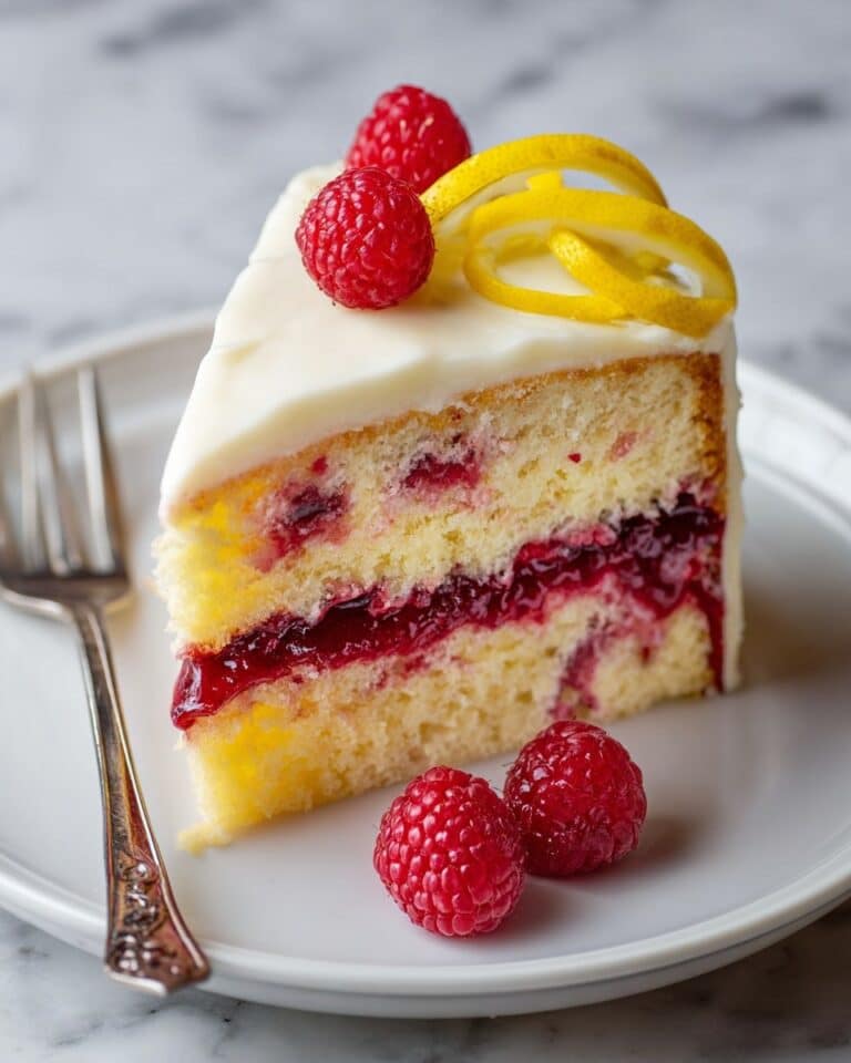Lemon Raspberry Cake Recipe
