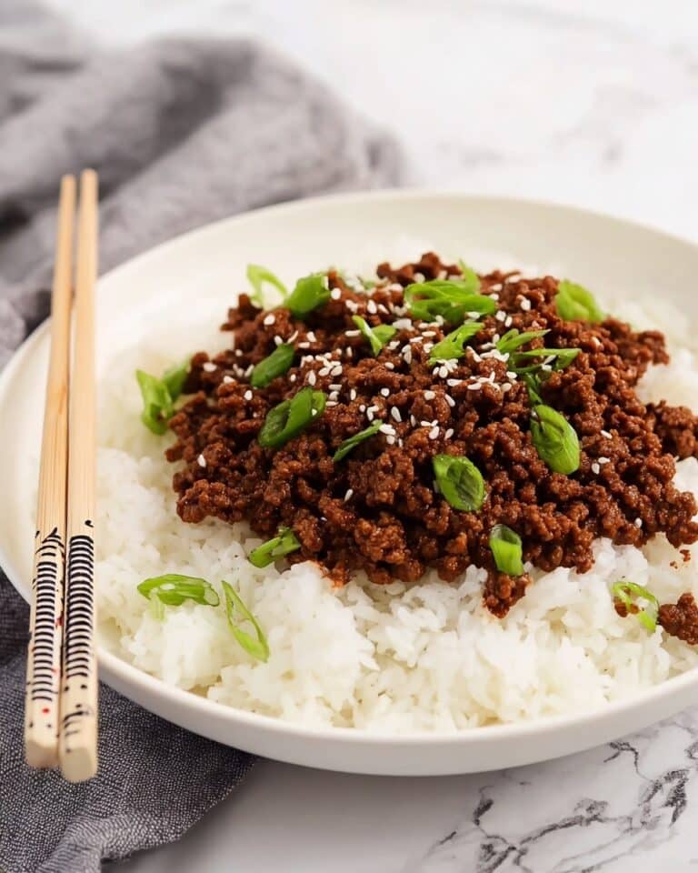 Korean Ground Beef Bowl (25-Minutes) Recipe