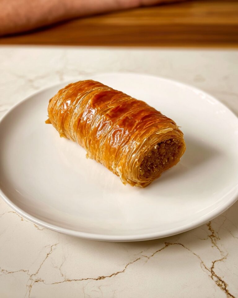 Easy Baklava Rolls (Greek Saragli) Recipe