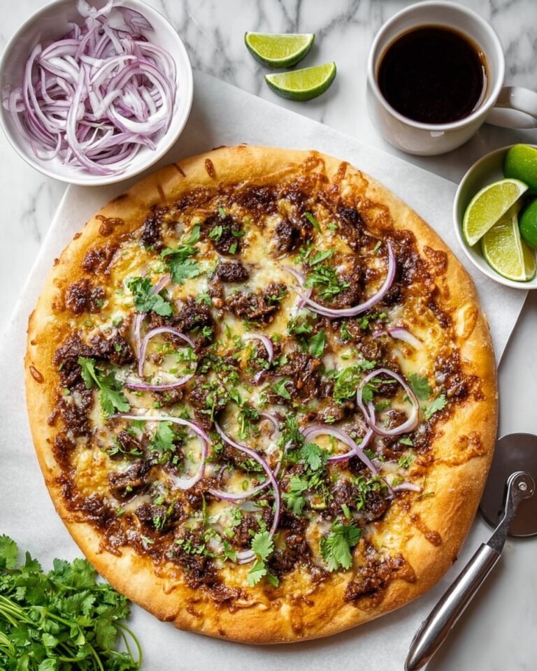 Crispy Oven-Baked Birria Pizza Recipe