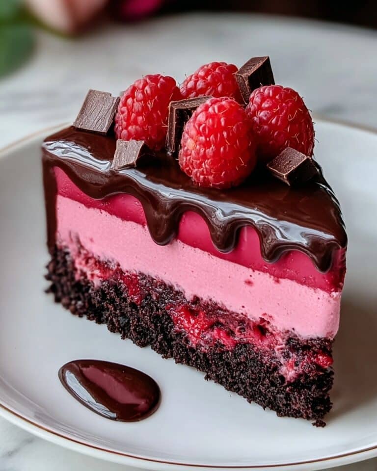 Decadent Dark Chocolate Raspberry Cheesecake Recipe